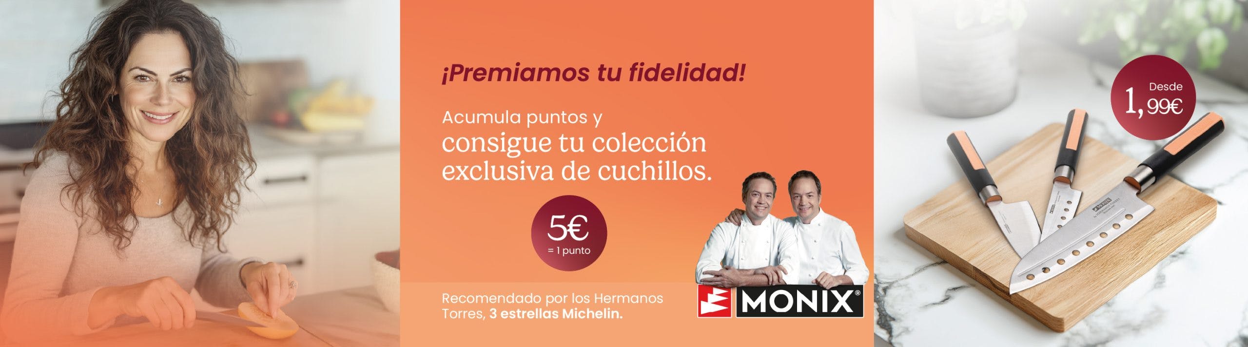 Acumula puntos y consigue tu colección exclusiva de cuchillos