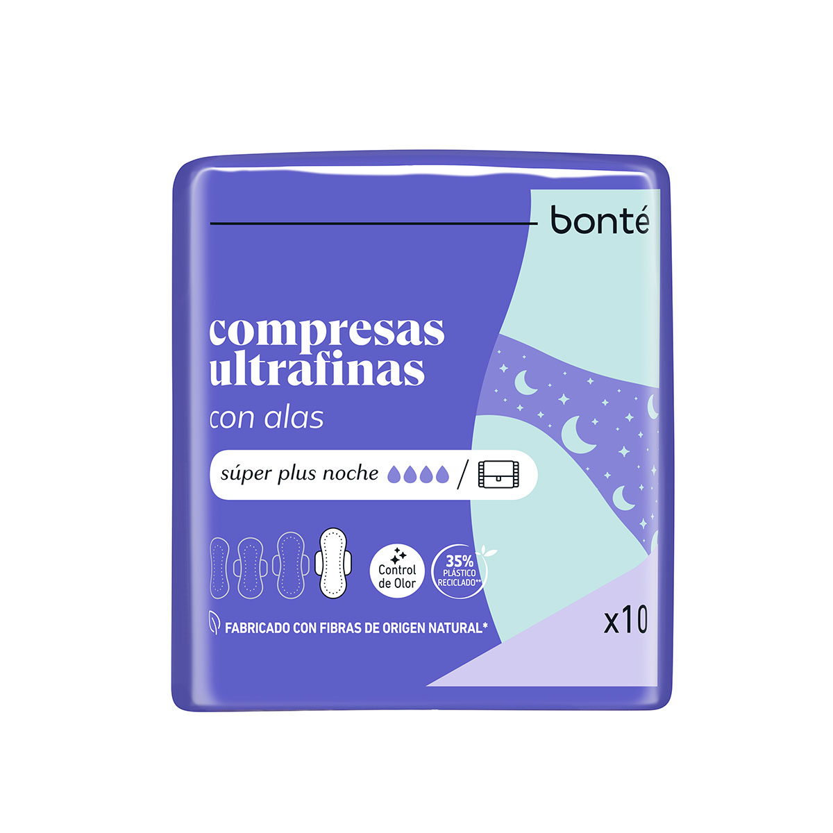 Compresa Ultrafinas Alas Noche 10 Uds
